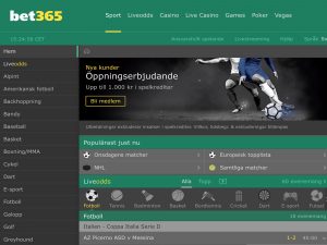 Screenshot Bet365