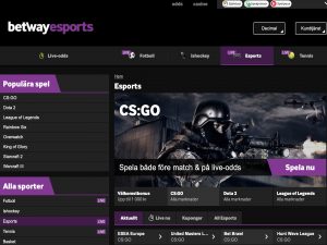 Screenshot Betway