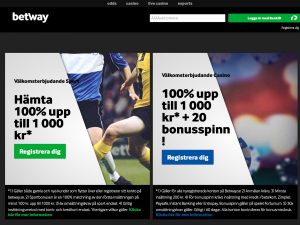 Screenshot Betway