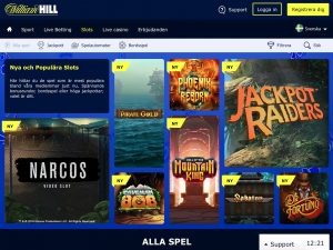 Screenshot William Hill