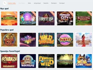 Screenshot Speedy Casino