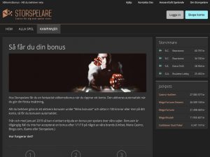 Screenshot Storspelare