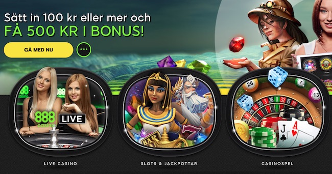 Screenshot från 888 casino