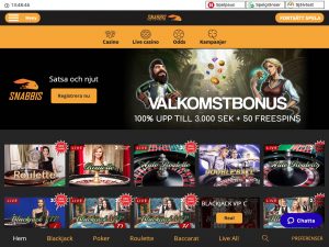 Screenshot Snabbis Casino